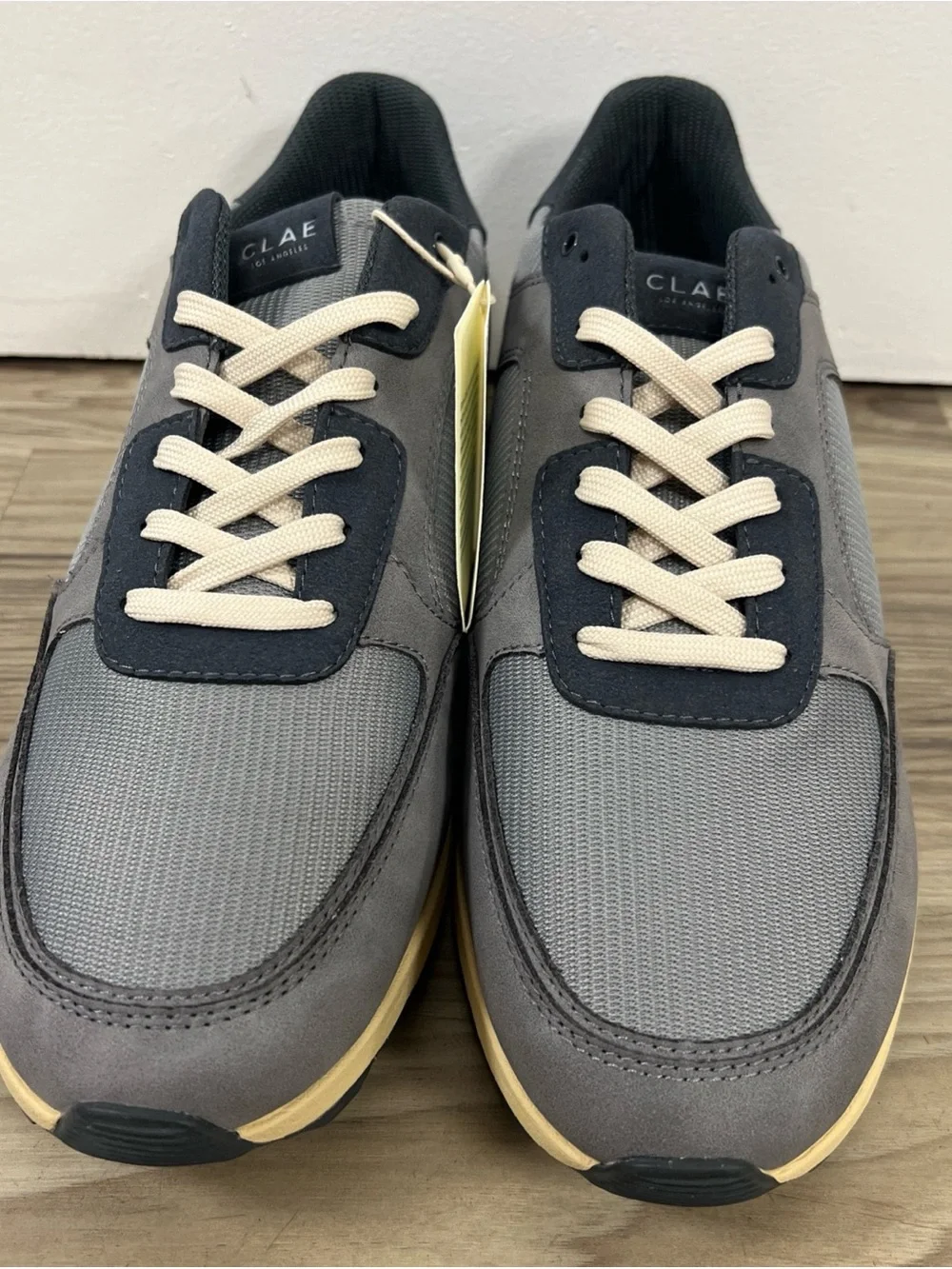 CLAE Joshua Lightweight Sneakers Frost Grey/Vanilla Men’s Size 11 $170 NWOB